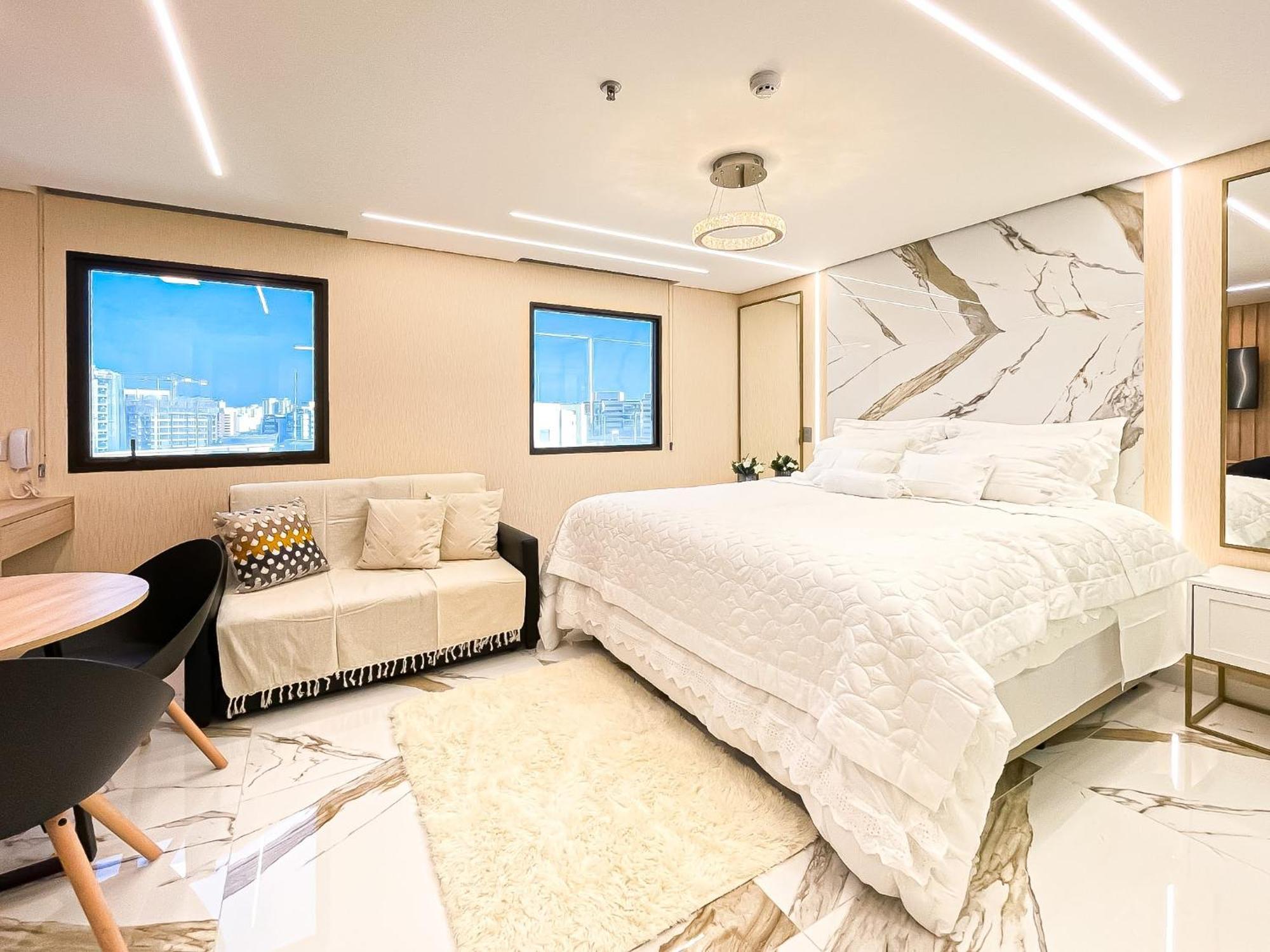 M N Flats - Flat Dentro Do Hotel Wi Av Ibirapuera 2927 圣保罗 外观 照片