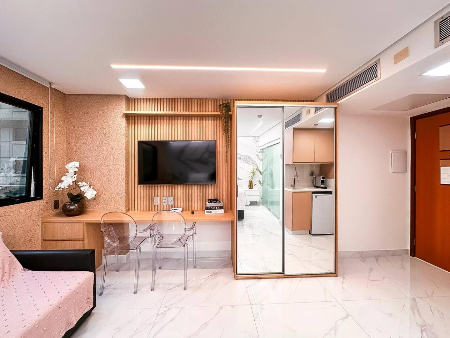 M N Flats - Flat Dentro Do Hotel Wi Av Ibirapuera 2927 圣保罗 外观 照片