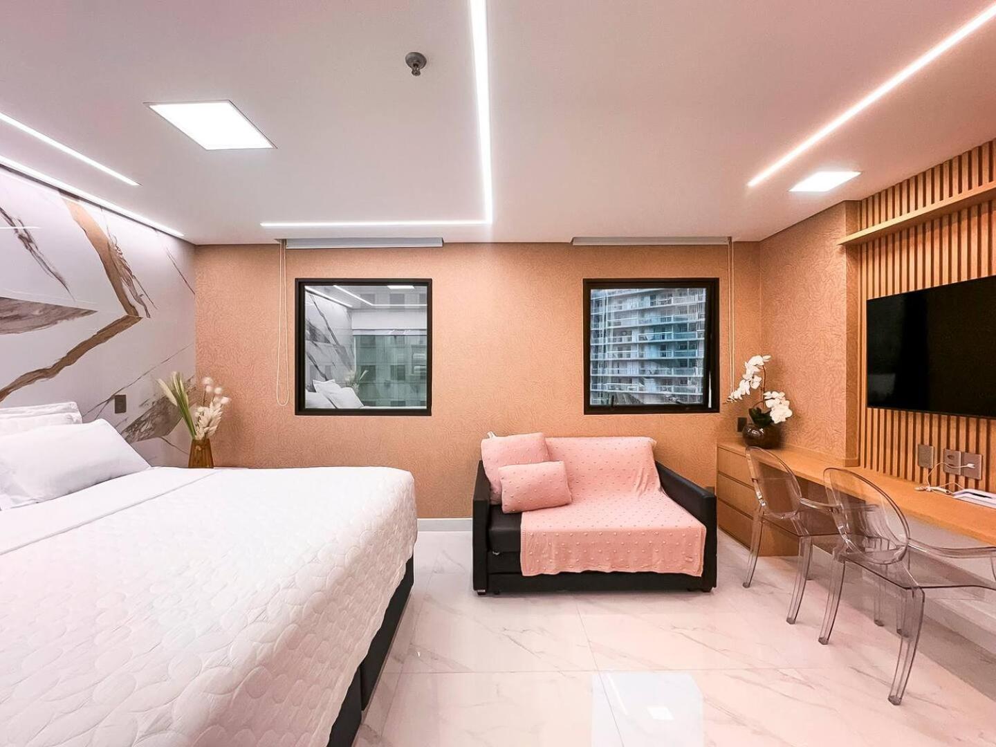 M N Flats - Flat Dentro Do Hotel Wi Av Ibirapuera 2927 圣保罗 外观 照片
