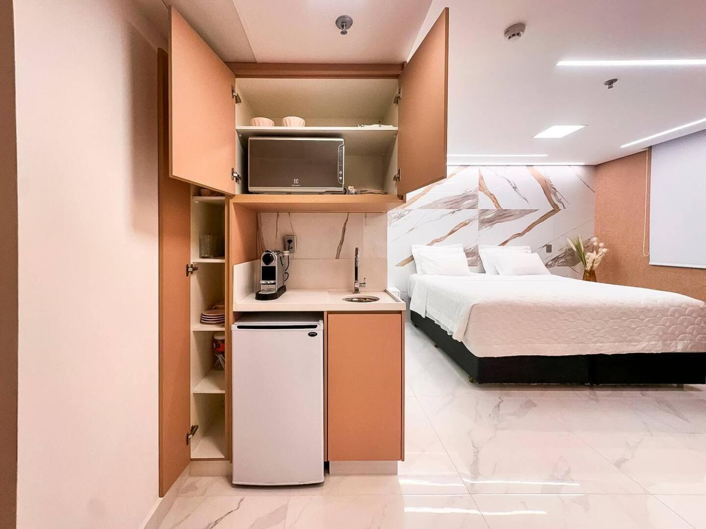 M N Flats - Flat Dentro Do Hotel Wi Av Ibirapuera 2927 圣保罗 外观 照片