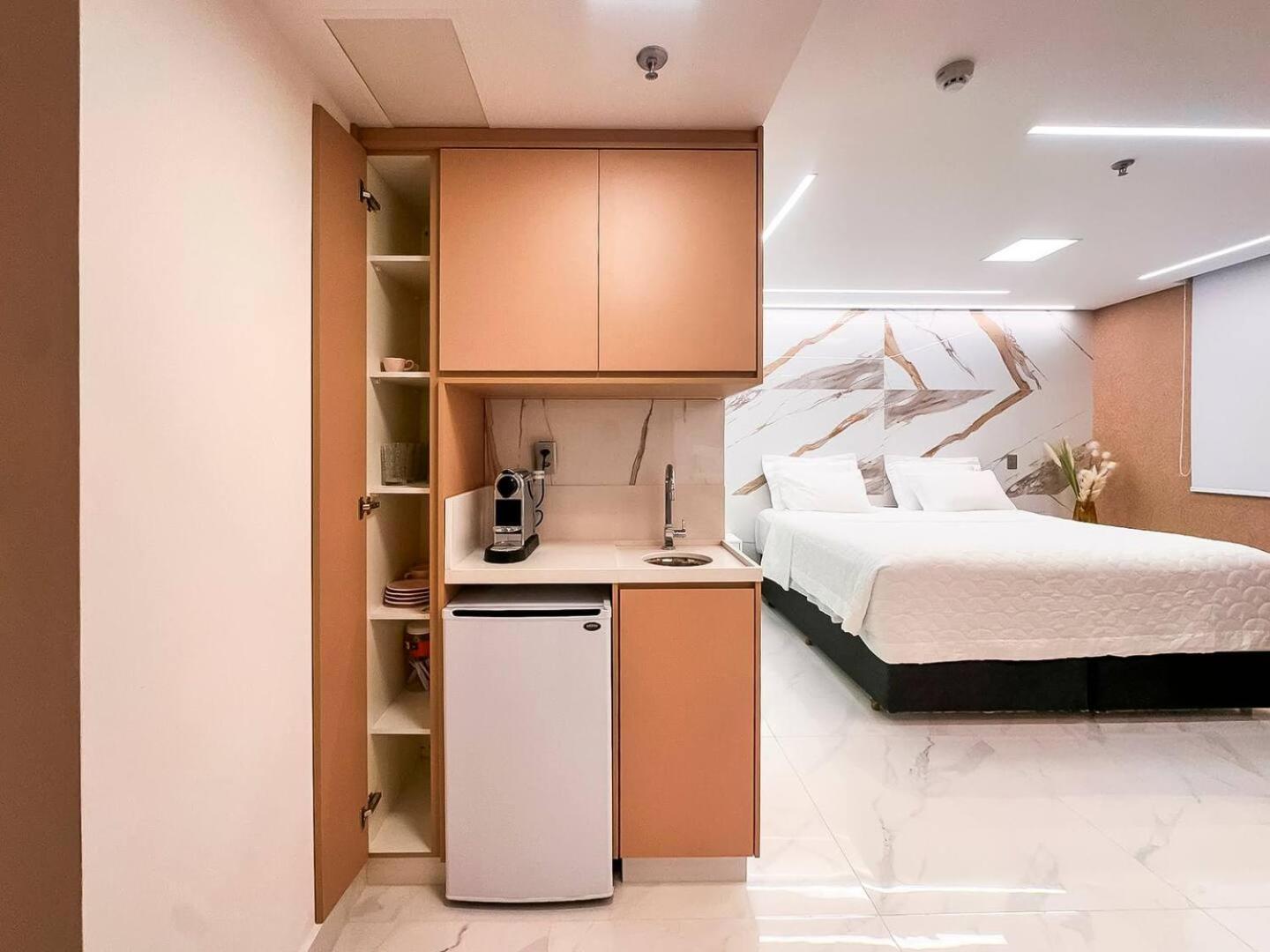 M N Flats - Flat Dentro Do Hotel Wi Av Ibirapuera 2927 圣保罗 外观 照片