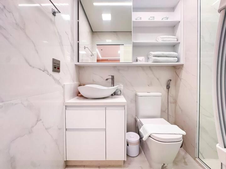 M N Flats - Flat Dentro Do Hotel Wi Av Ibirapuera 2927 圣保罗 外观 照片