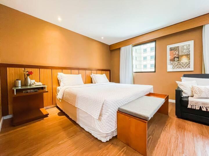 M N Flats - Flat Dentro Do Hotel Wi Av Ibirapuera 2927 圣保罗 外观 照片