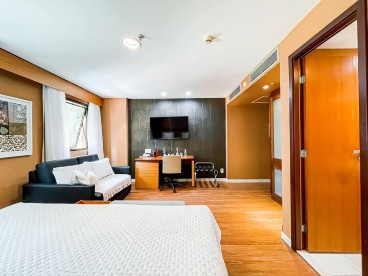 M N Flats - Flat Dentro Do Hotel Wi Av Ibirapuera 2927 圣保罗 外观 照片